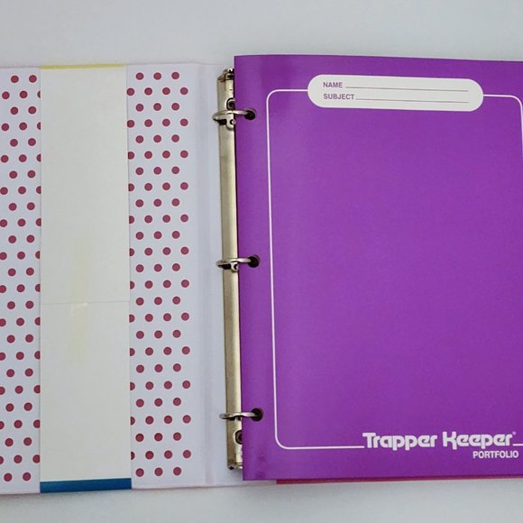 NWT Mead Original Trapper Keeper Binder - 80s 90s Vintage Retro Sunset - Picture 5 of 9
